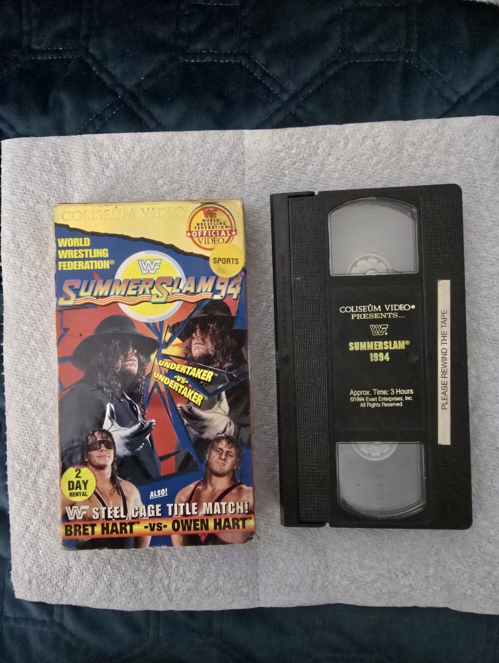 WWF - Summerslam 94 (VHS, 1994) "RARE" OOP WWE UNDERTAKER - Picture 5 of 5